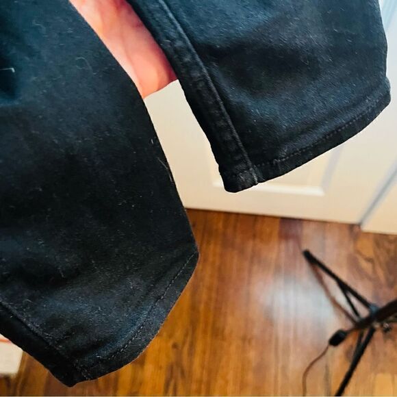 Hollister Distressed Mid Rise Super Skinny Classic Stretch Black 7 Long W 28 - Picture 5 of 10